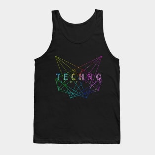 Techno EDM Music Laser Dance Tank Top